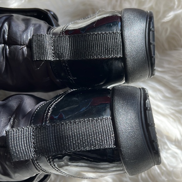Coach Polina Nylon Puffy Boot Black Size 6 - Picture 4 of 14